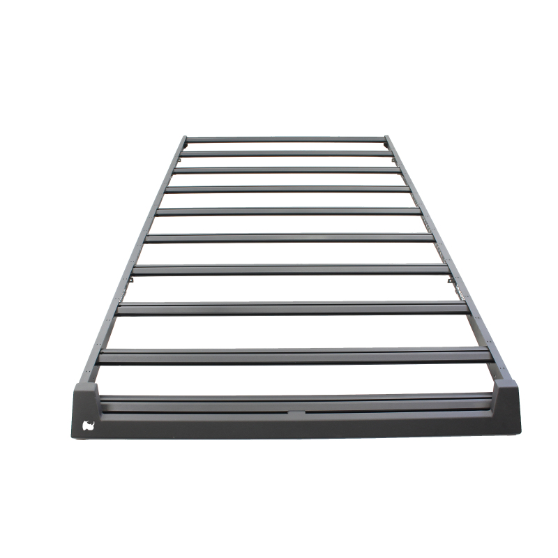 Toyota Land Cruiser Roof Rack - Go Rhino - Ceros Low Profile - Textured Black - `24-`26